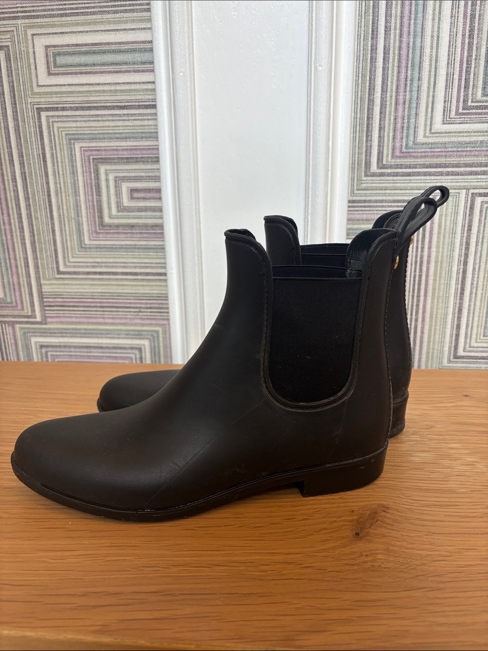 Sam Edelman Chelsea Rain Boots Black 9